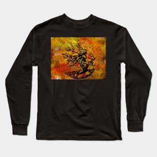 Old and Ancient Tree - Autumn Shades Long Sleeve T-Shirt